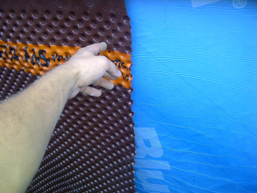 Blue seal waterproofing rubber membrane installation instructions